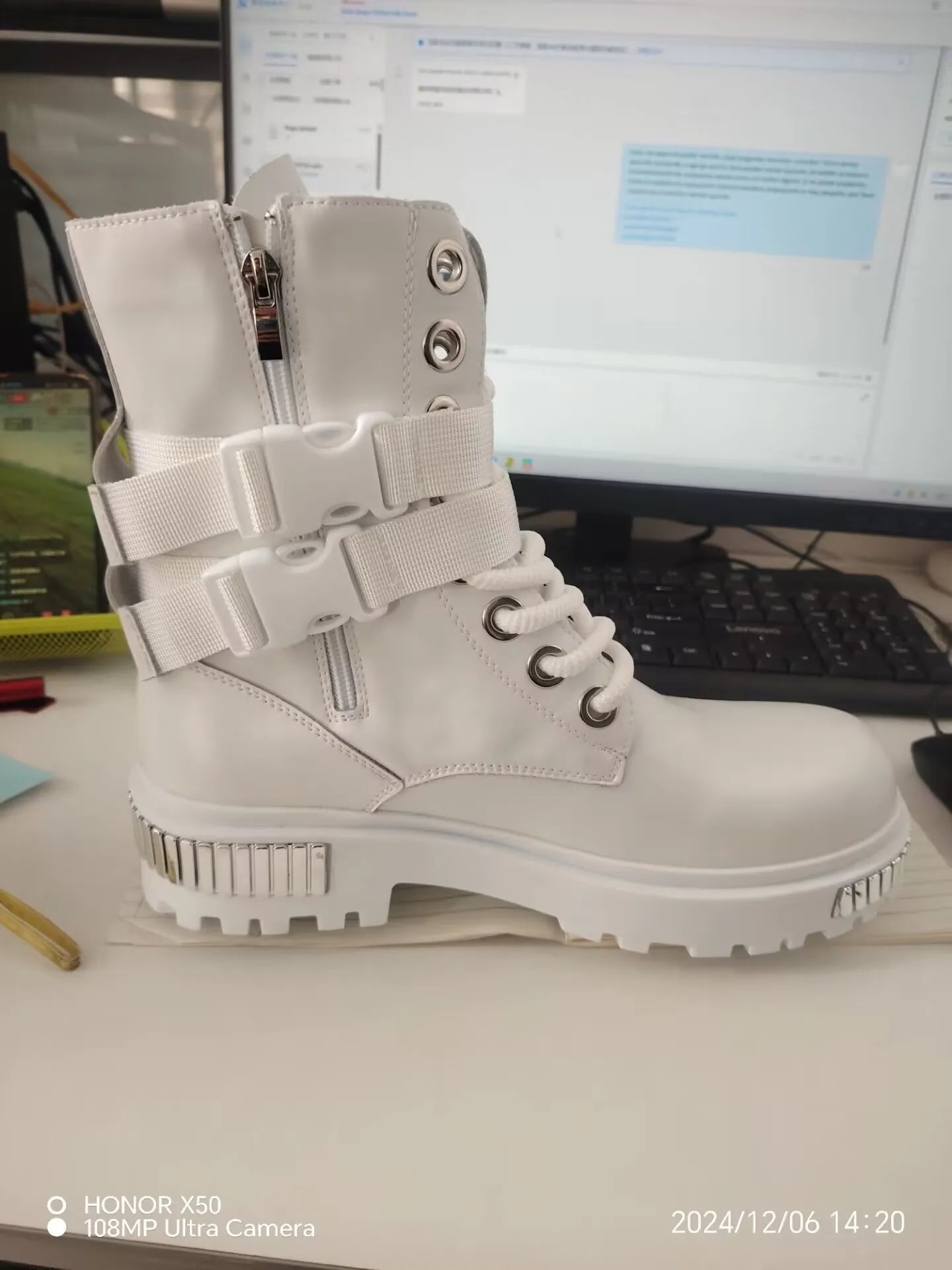 Men's Techwear High Top Winter Motorcycle Boots - ATLAS 1
