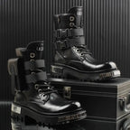 Men's Techwear High Top Winter Motorcycle Boots - ATLAS 1