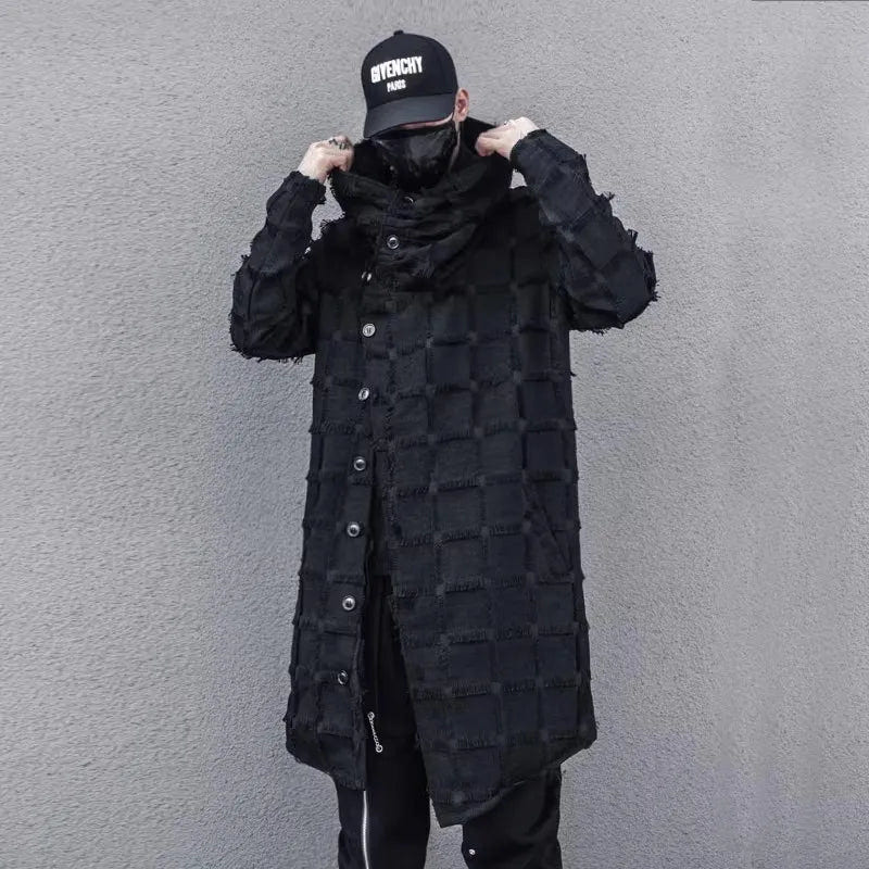 Men's Techwear Hooded Windbreaker Coat - ATLAS 1
