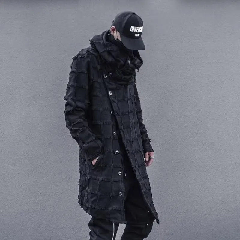Men's Techwear Hooded Windbreaker Coat - ATLAS 1