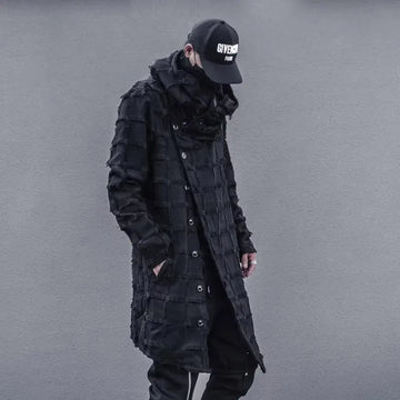Men's Techwear Hooded Windbreaker Coat - ATLAS 1