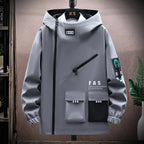 Men’s Techwear Hooded Zipper Jacket - ATLAS 1