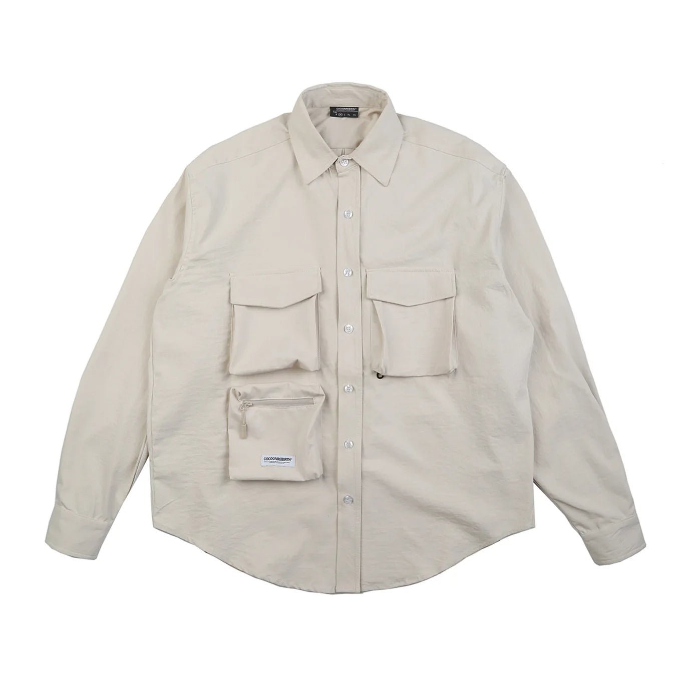 Men's Techwear Japanese Multi Pocket Workwear Shirt - ATLAS 1