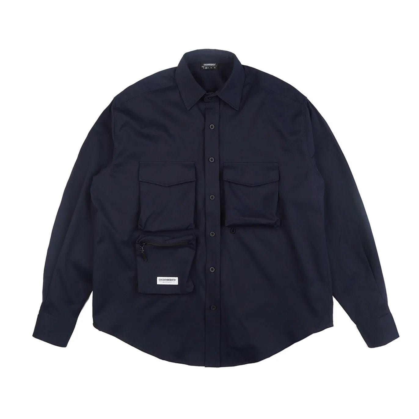 Men's Techwear Japanese Multi Pocket Workwear Shirt - ATLAS 1