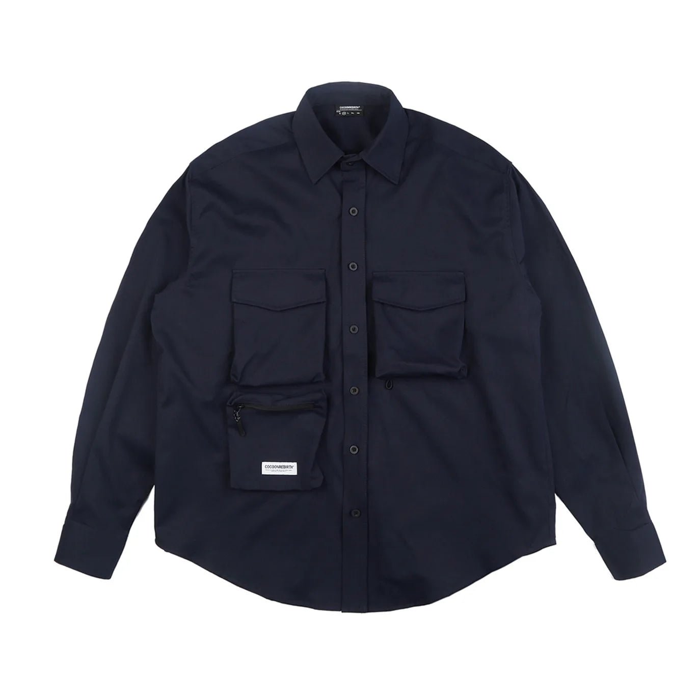 Men's Techwear Japanese Multi Pocket Workwear Shirt - ATLAS 1