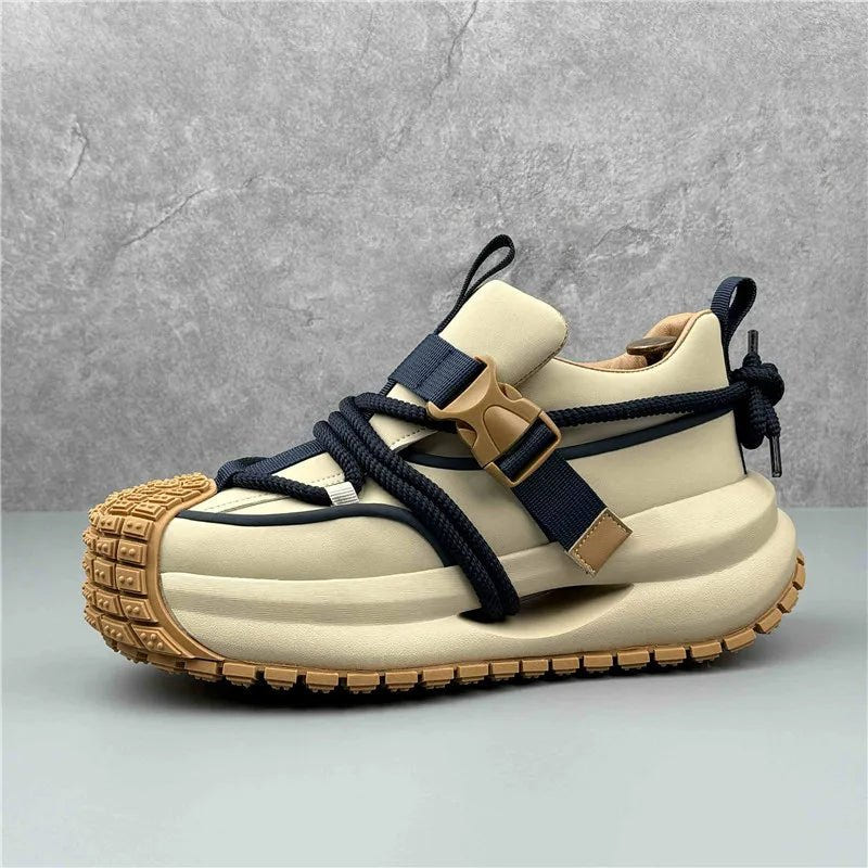 Men's Techwear Luxury Vintage Lace Up Sneakers - ATLAS 1
