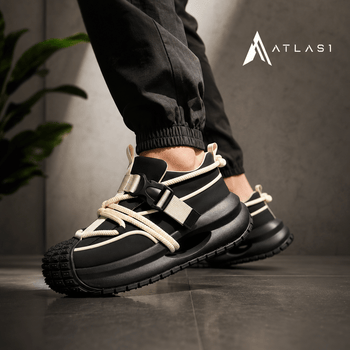 पुरुषों के techwear लक्ज़री विंटेज लेस अप स्नीकर्स