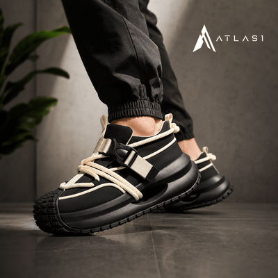 Pánské techwear luxusní vintage šněrovací tenisky