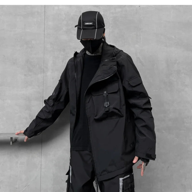 Men's Techwear Multi - Pocket Cargo Jacket - ATLAS 1