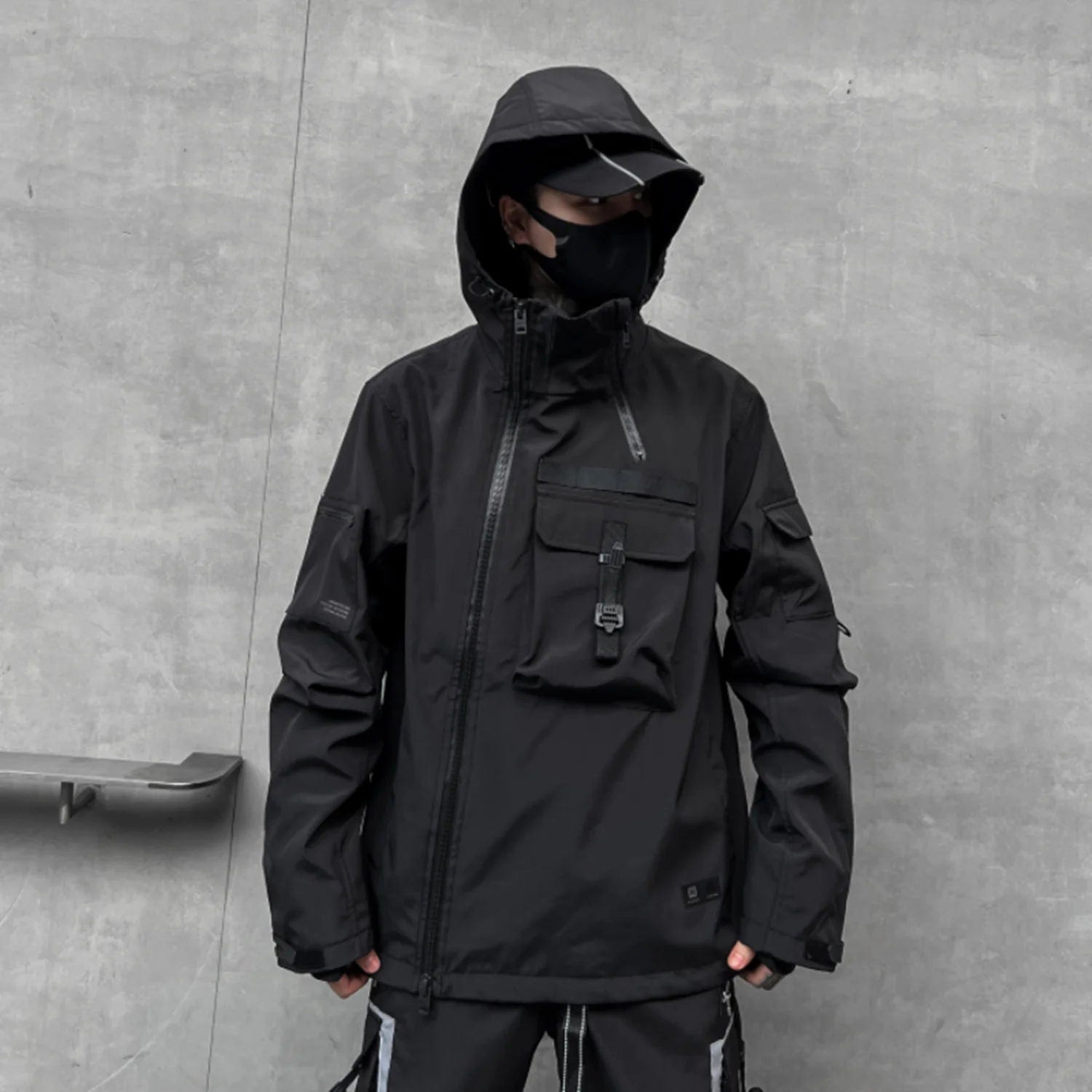 Men's Techwear Multi - Pocket Cargo Jacket - ATLAS 1