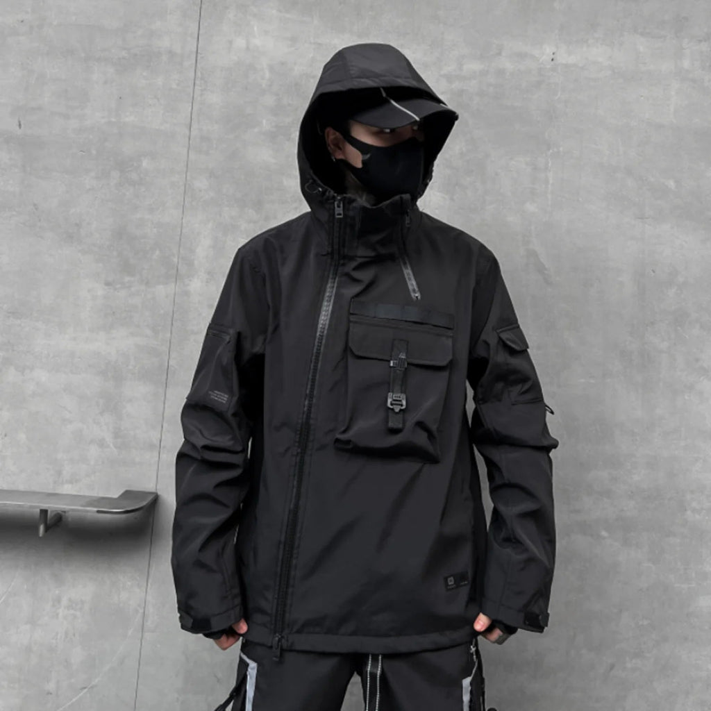 Men's Techwear Multi-Pocket Cargo Jacket – ATLAS 1 - Techwear Store