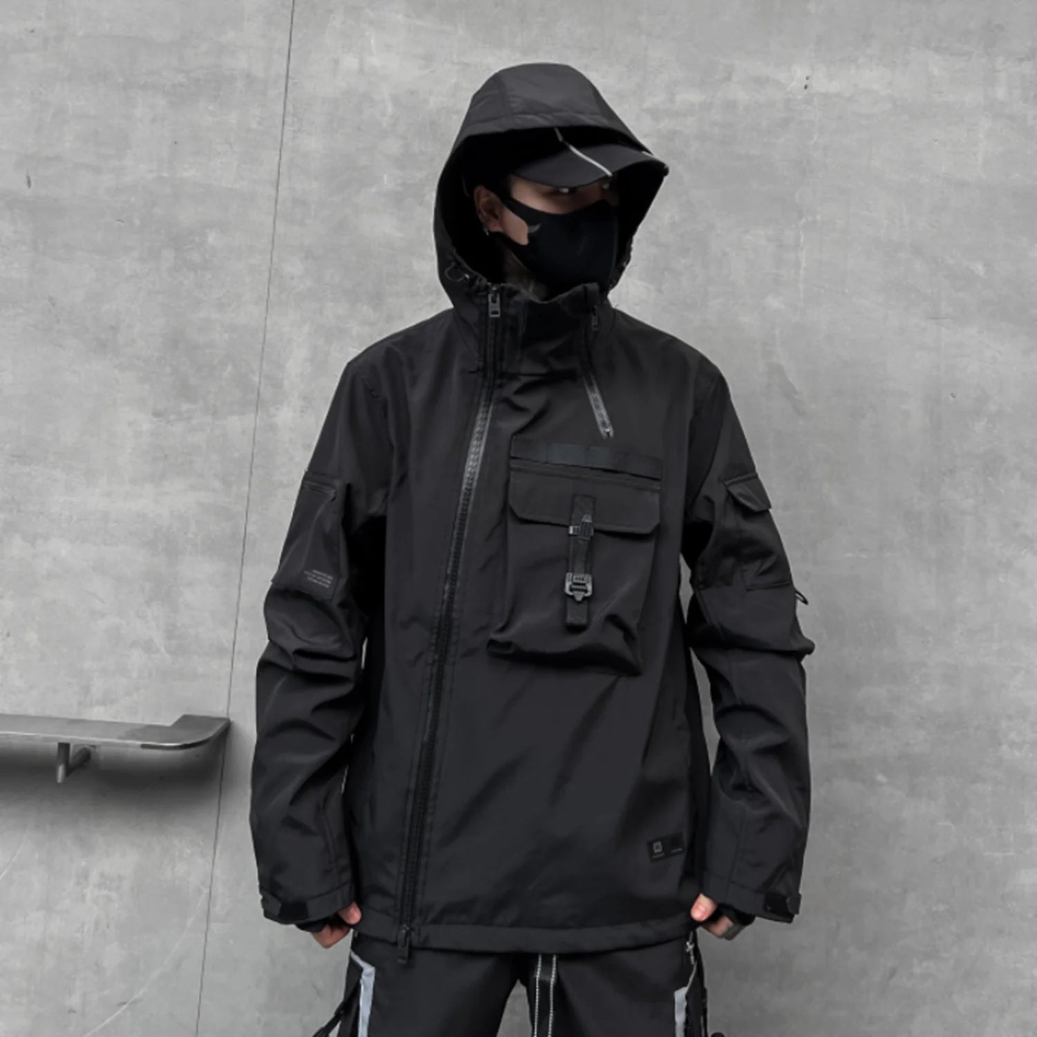 Men's Techwear Multi - Pocket Cargo Jacket - ATLAS 1