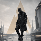 Men's Techwear Multi - Pocket Heavy Cloak Jacket - ATLAS 1