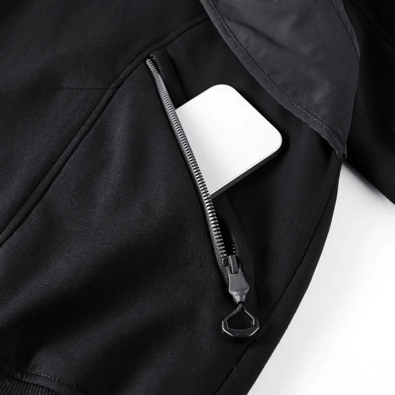 Men's Techwear Multi Pocket Patchwork Hoodie - ATLAS 1