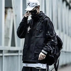 Men's Techwear Multi - Pocket Windbreaker Jacket - ATLAS 1
