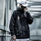 Men's Techwear Multi - Pocket Windbreaker Jacket - ATLAS 1