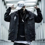 Men's Techwear Multi - Pocket Windbreaker Jacket - ATLAS 1