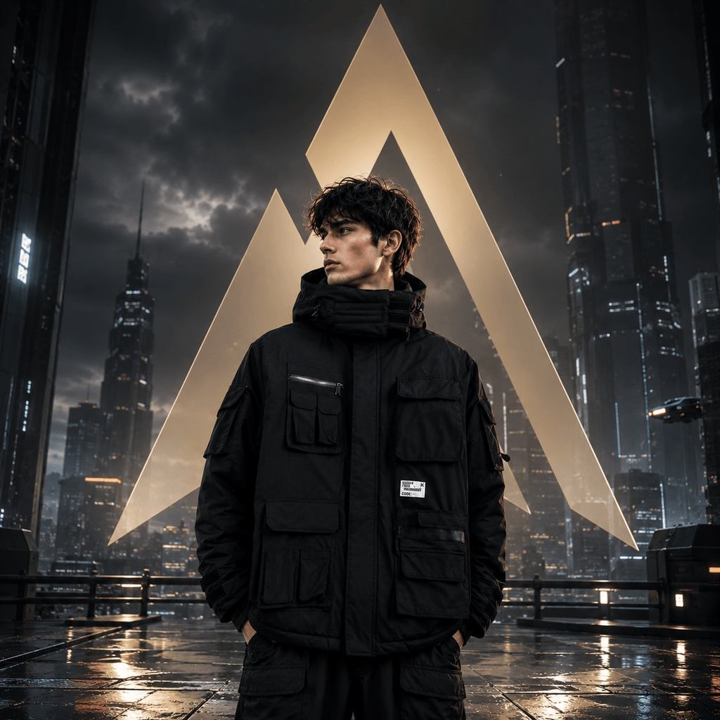 Men's Techwear Multi-pocket Winter Jacket - ATLAS 1