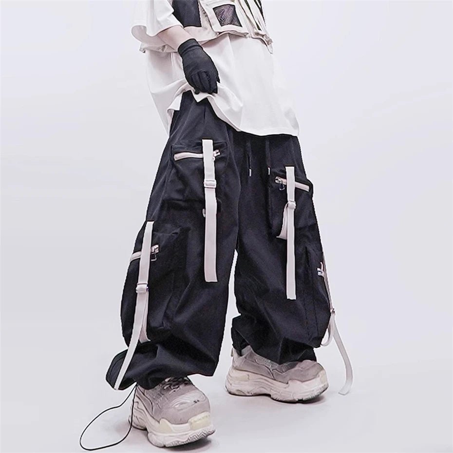 Men's Techwear Multiple Pockets Baggy Cargo Jogger Pants - ATLAS 1