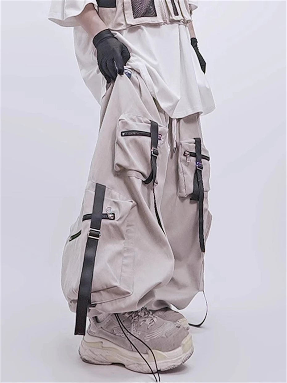 Men's Techwear Multiple Pockets Baggy Cargo Jogger Pants - ATLAS 1