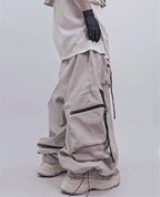 Men's Techwear Multiple Pockets Baggy Wide Leg Cargo Pants - ATLAS 1