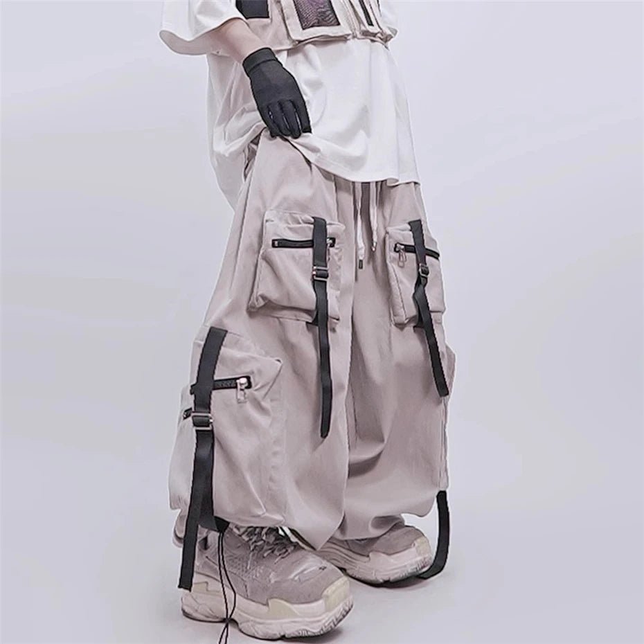 Men's Techwear Multiple Pockets Baggy Cargo Jogger Pants - ATLAS 1