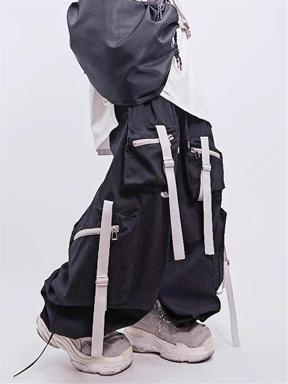 Men's Techwear Multiple Pockets Baggy Cargo Jogger Pants - ATLAS 1