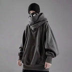 Men's Techwear Ninja Turtleneck Streetwear Hoodie - ATLAS 1 - Techwear Store