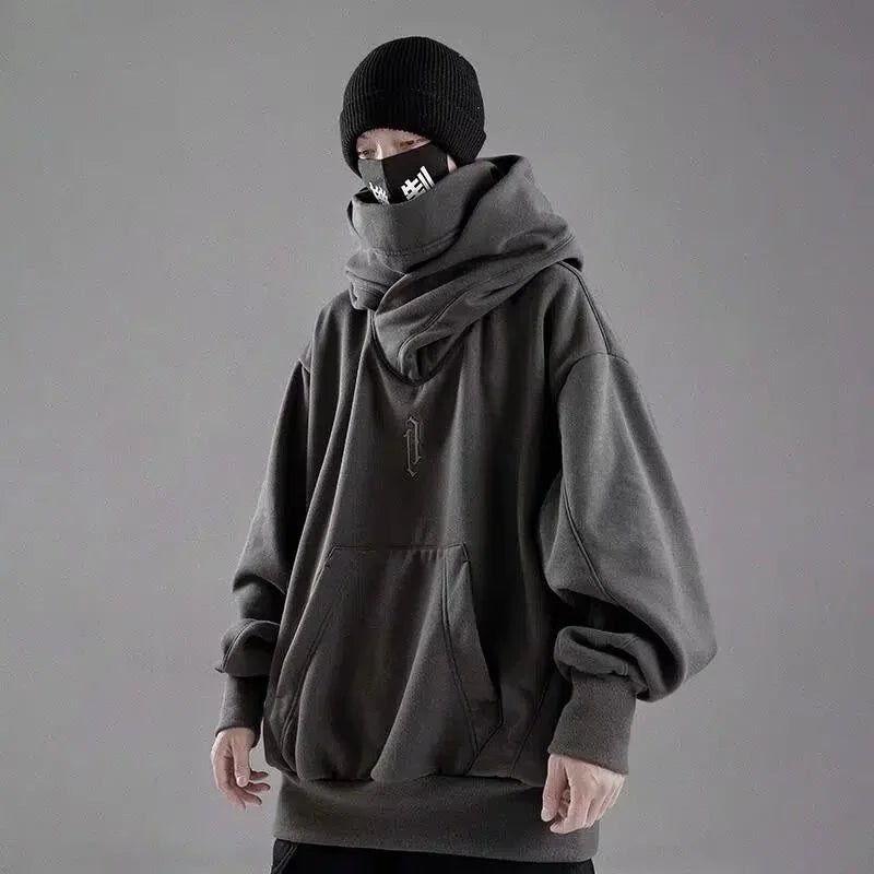 Men's Techwear Ninja Turtleneck Streetwear Hoodie - ATLAS 1 - Techwear Store