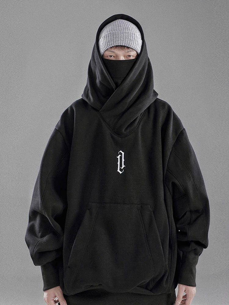 Men's Techwear Ninja Turtleneck Streetwear Hoodie - ATLAS 1 - Techwear Store