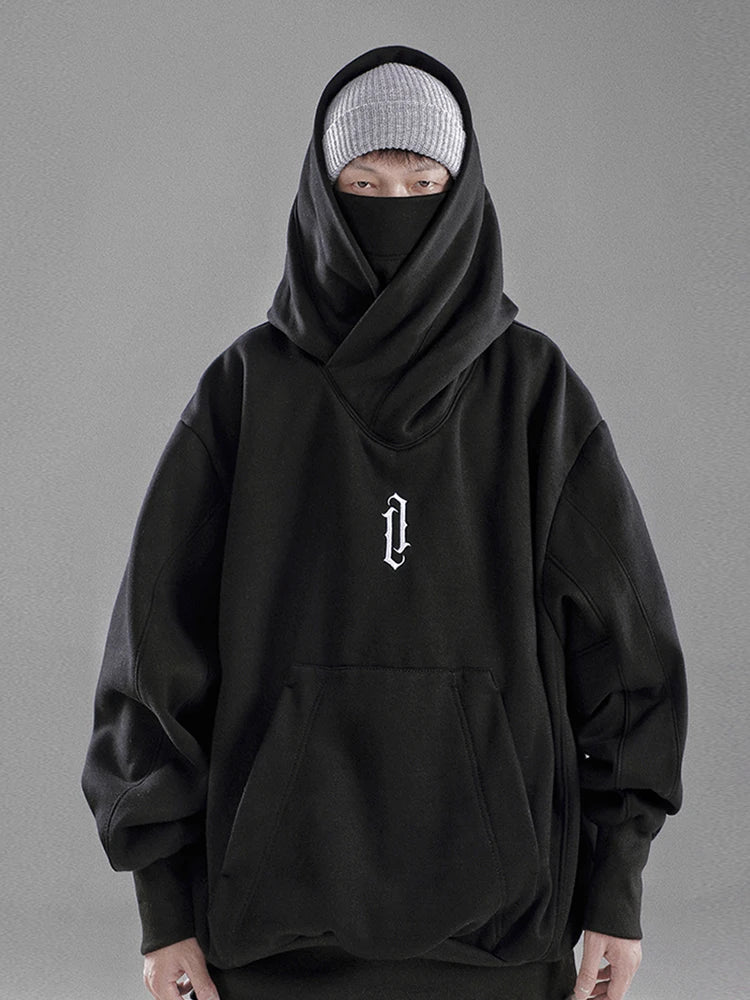 Men's Techwear Ninja Turtleneck Streetwear Hoodie - ATLAS 1 - Techwear Store