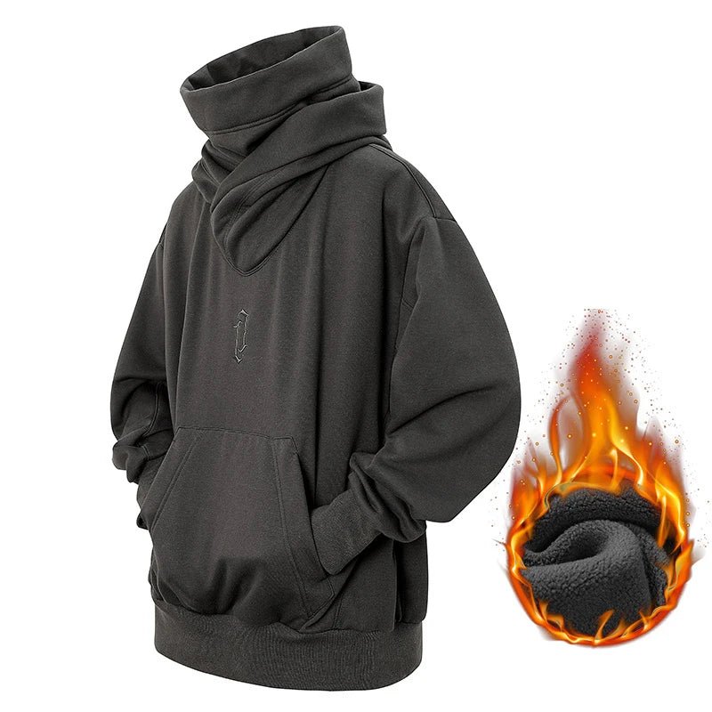 Men's Techwear Ninja Turtleneck Streetwear Hoodie - ATLAS 1 - Techwear Store