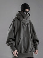 Men's Techwear Ninja Turtleneck Streetwear Hoodie - ATLAS 1 - Techwear Store