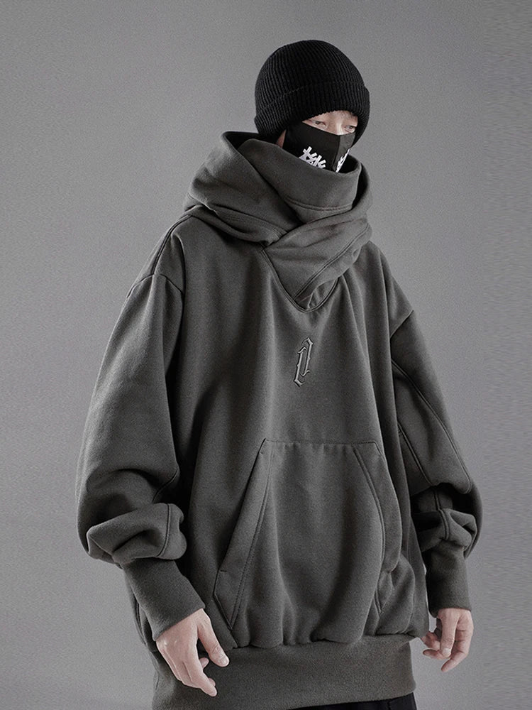 Men's Techwear Ninja Turtleneck Streetwear Hoodie - ATLAS 1 - Techwear Store