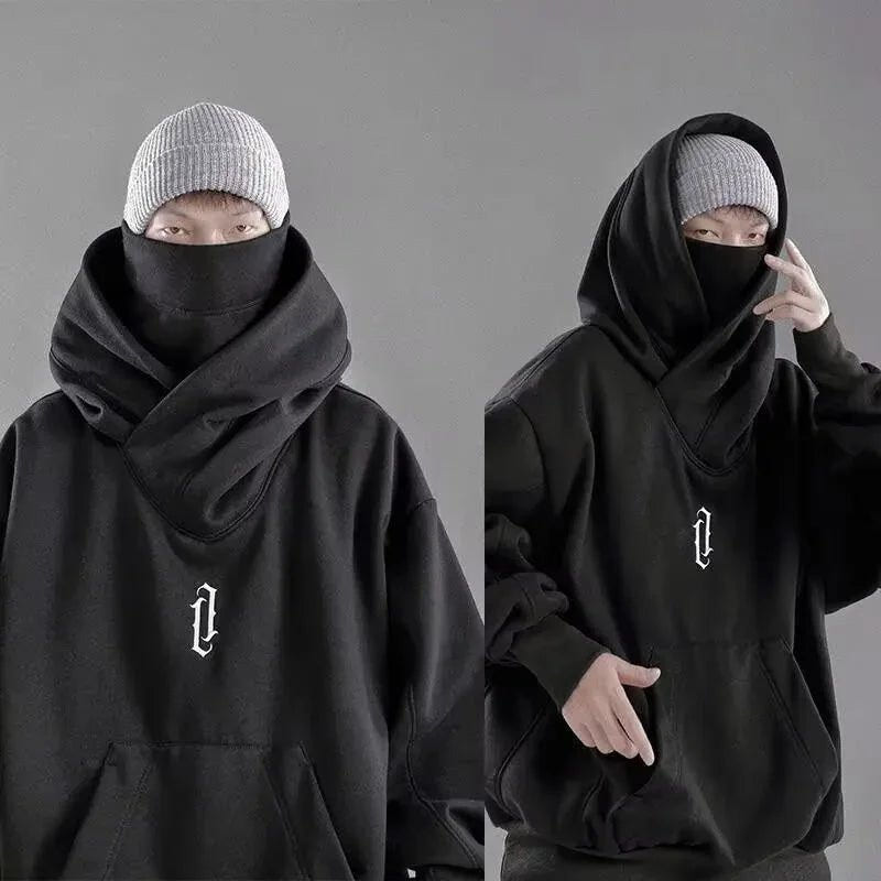 Men's Techwear Ninja Turtleneck Streetwear Hoodie - ATLAS 1 - Techwear Store
