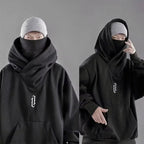 Men's Techwear Ninja Turtleneck Streetwear Hoodie - ATLAS 1 - Techwear Store
