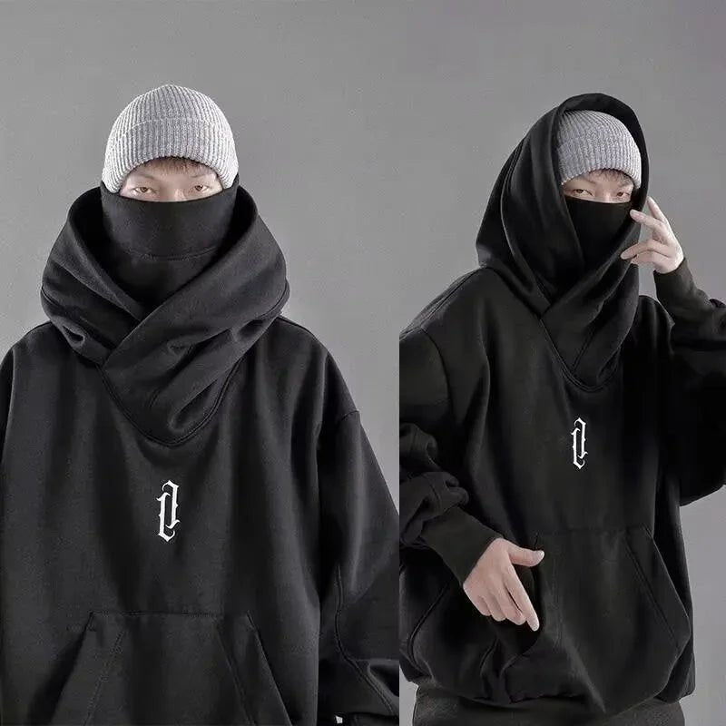 Men's Techwear Ninja Turtleneck Streetwear Hoodie - ATLAS 1 - Techwear Store