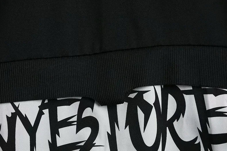 Men’s Techwear Patchwork Street Hoodie - ATLAS 1