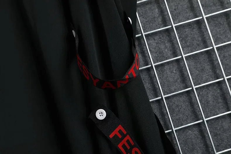 Men’s Techwear Patchwork Street Hoodie - ATLAS 1