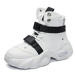 Men's Techwear Platform High Top Motorcycle Boots - ATLAS 1