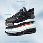 Men's Techwear Rotating Button Steel Toe Safety Shoes - ATLAS 1