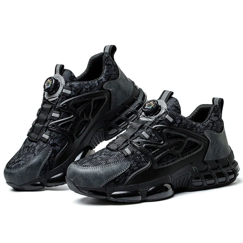 Men's Techwear Rotating Button Steel Toe Safety Shoes - ATLAS 1