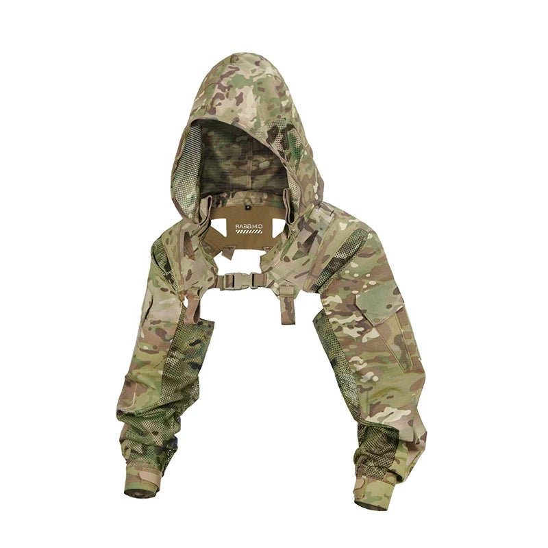 Men's Techwear Tactical Hooded Camouflage Jacket - ATLAS 1