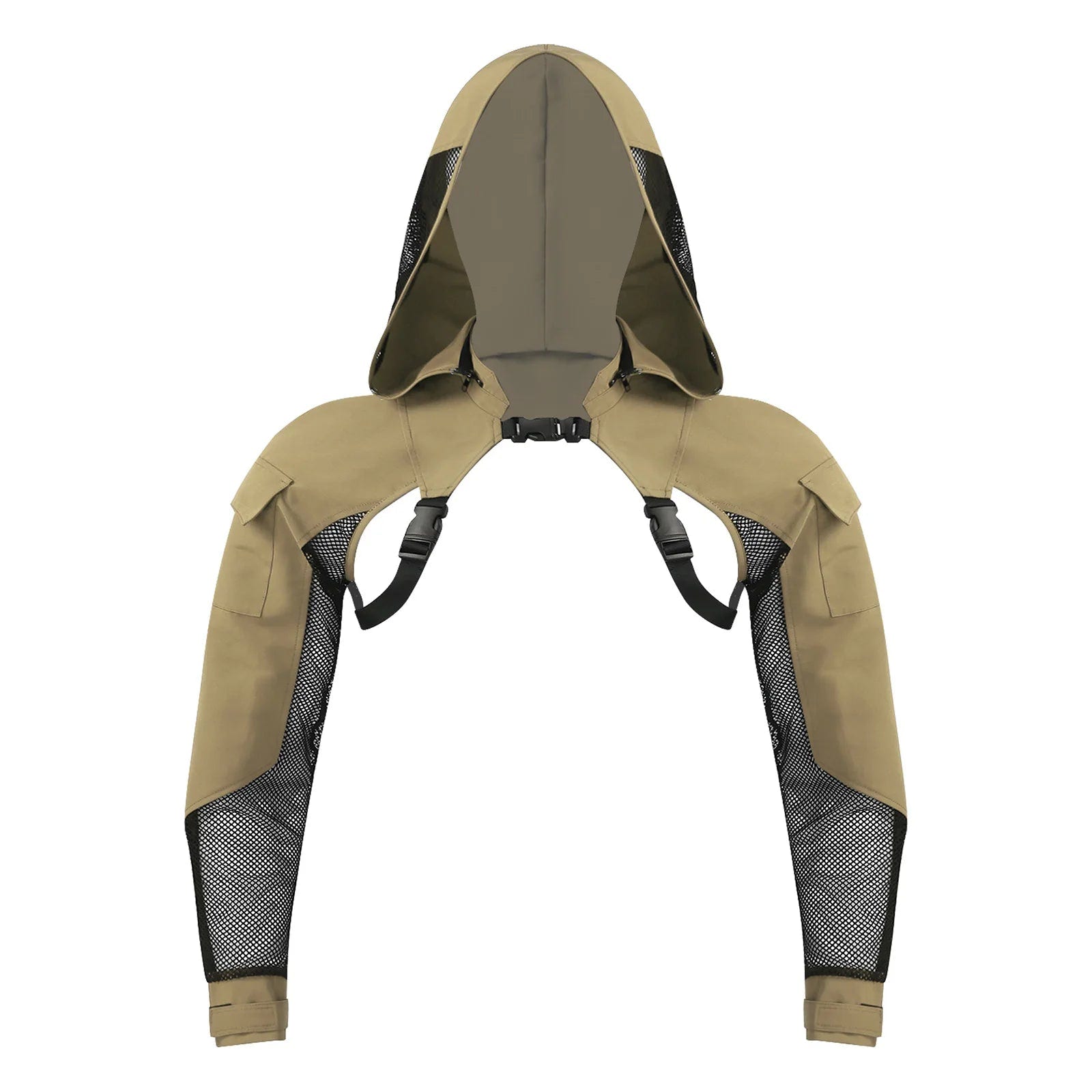 Men's Techwear Tactical Hooded Combat Mesh Jacket - ATLAS 1