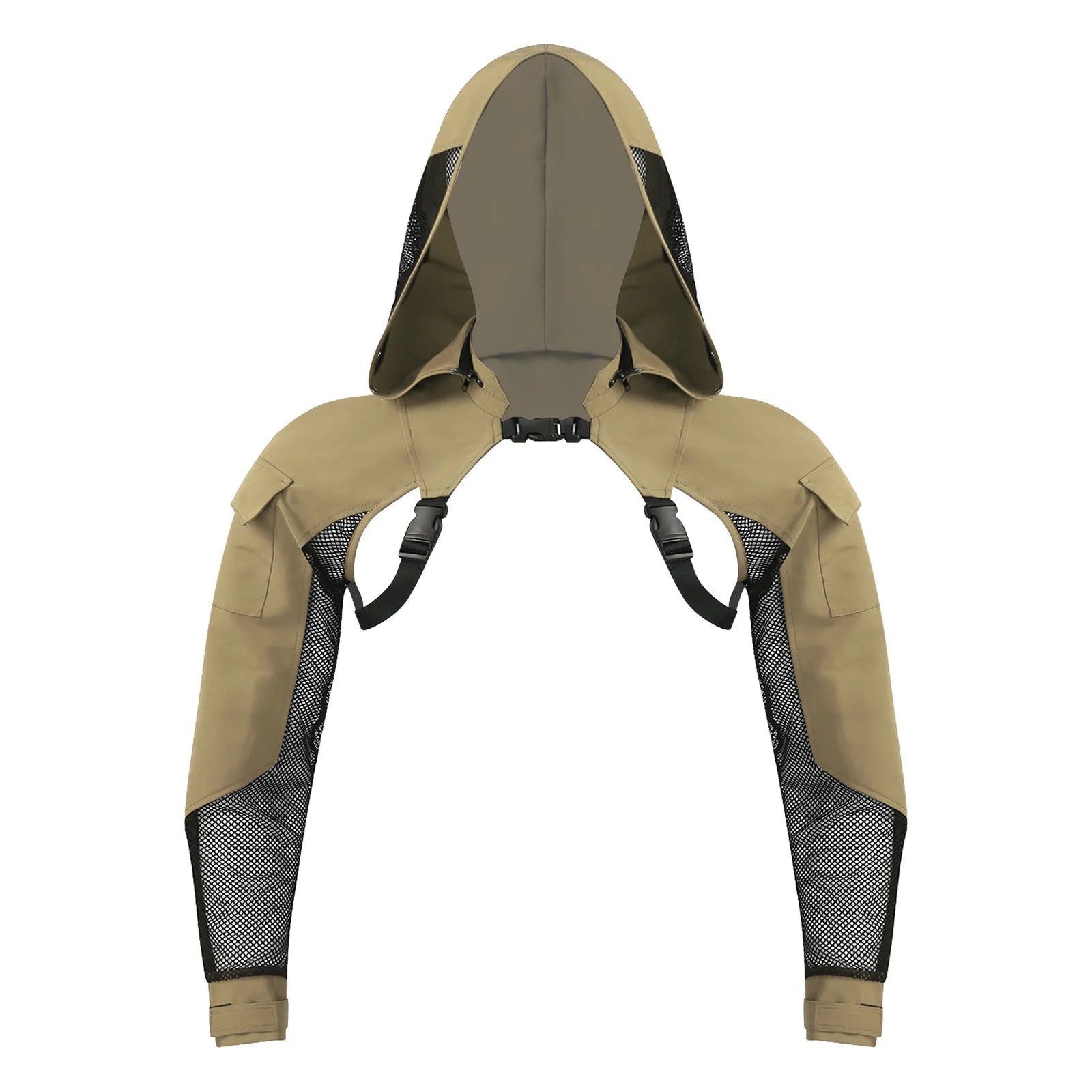 Men's Techwear Tactical Hooded Combat Mesh Jacket - ATLAS 1