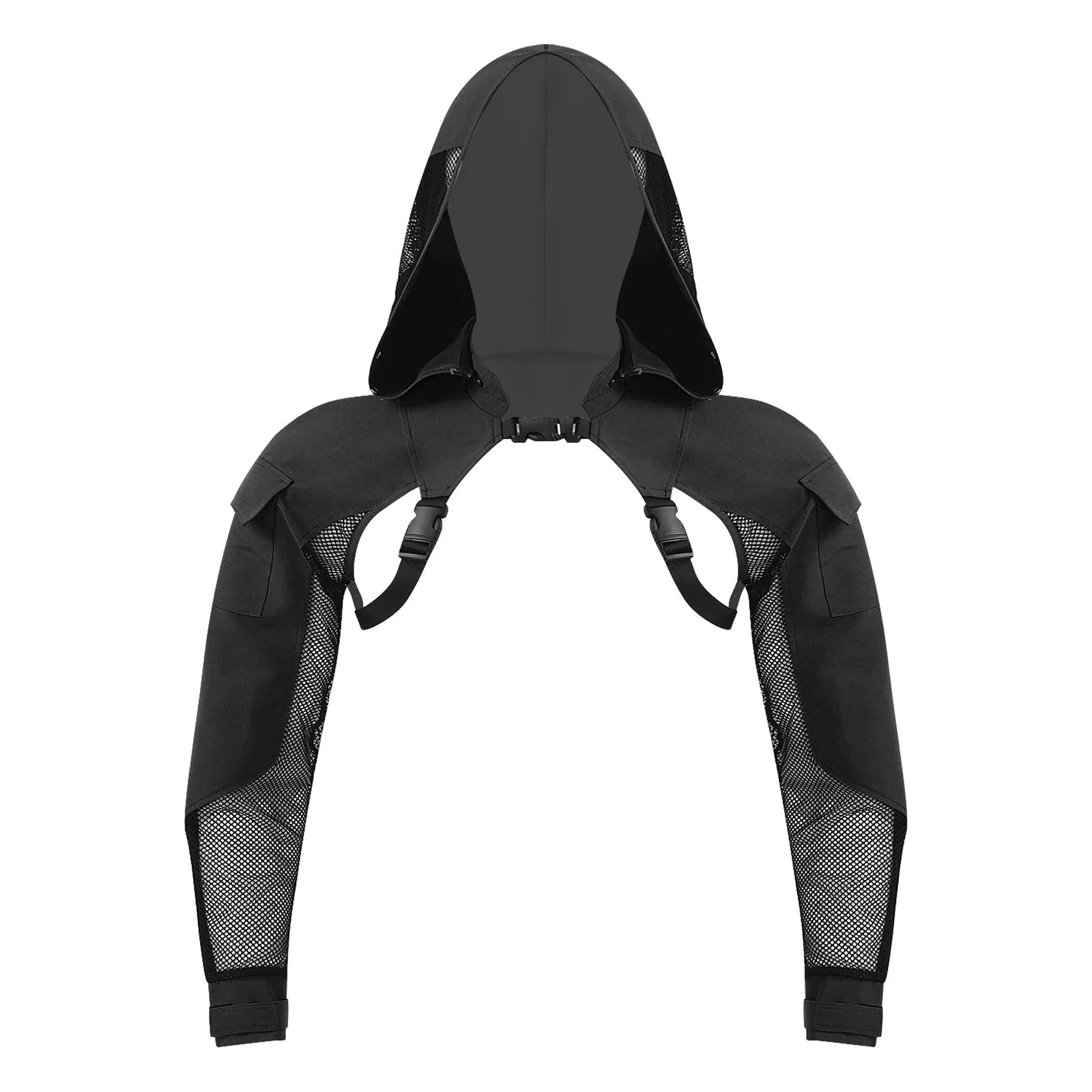 Men's Techwear Tactical Hooded Combat Mesh Jacket - ATLAS 1