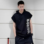Men's Techwear Tactical Hooded Sleeveless Tank Top - ATLAS 1