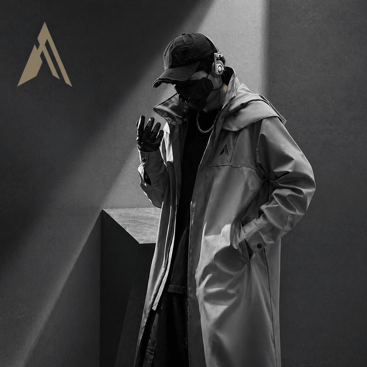 Men's Techwear Tactical Long Trench Jacket - ATLAS 1 - Techwear Store