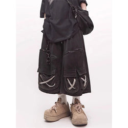 Men's Techwear Tactical Multi Pocket Cargo Shorts - ATLAS 1