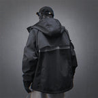 Men's Techwear Tactical Multi Pocket Hooded Windbreaker - ATLAS 1